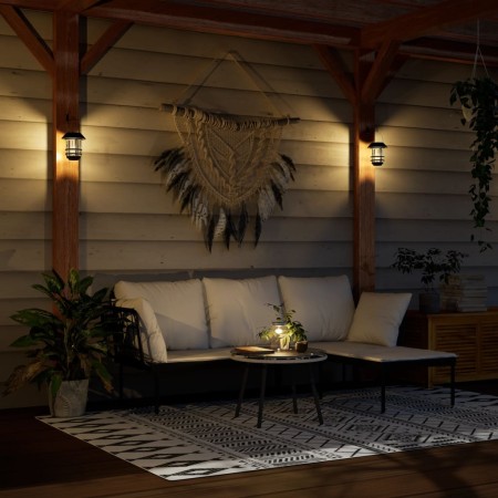 Faroles solares de pared de exterior luz blanca 4 uds