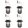 Solarbetriebene Außenwandleuchten, weißes Licht, 4 Stück. von , Außenbeleuchtung - Ref: Foro24-4008188, Preis: 55,54 €, Rabat...