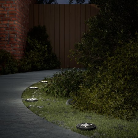 Luces solares suelo jardín con pico tierra blanco cálido 12 uds by , Outdoor lighting - Ref: Foro24-4008195, Price: 51,70 €, ...