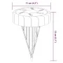 Luces solares suelo jardín con pico tierra blanco cálido 12 uds by , Outdoor lighting - Ref: Foro24-4008195, Price: 50,84 €, ...