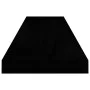 Floating wall shelves 4 pcs black gloss MDF 90x23.5x3.8cm by vidaXL, Shelves and shelves - Ref: Foro24-323777, Price: 71,79 €...