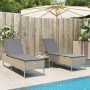 Liegestühle mit Kissen, 2 Stück, aus synthetischem Rattan in Beige. von , Liegen - Ref: Foro24-3261590, Preis: 301,01 €, Raba...