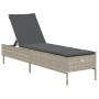Tumbonas con cojines 2 unidades ratán sintético gris claro de , Tumbonas - Ref: Foro24-3261592, Precio: 289,06 €