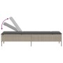 Liegestühle mit Kissen, 2 Stück, aus hellem grauem Kunststoff-Rattan. von , Liegen - Ref: Foro24-3261592, Preis: 306,55 €, Ra...