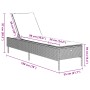 Tumbonas con cojines 2 unidades ratán sintético gris claro de , Tumbonas - Ref: Foro24-3261592, Precio: 289,06 €