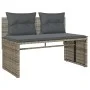 Set de sofás de jardín 4 pzas y cojines ratán sintético gris von , Gartensets - Ref: Foro24-4003880, Preis: 286,90 €, Rabatt: %