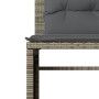 Set de sofás de jardín 4 pzas y cojines ratán sintético gris de , Conjuntos de jardín - Ref: Foro24-4003880, Precio: 286,39 €...