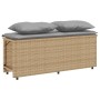 Set comedor de jardín 3 pzas con cojines ratán sintético beige by , Garden sets - Ref: Foro24-4003905, Price: 246,60 €, Disco...