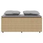 Set comedor de jardín 3 pzas con cojines ratán sintético beige by , Garden sets - Ref: Foro24-4003905, Price: 246,89 €, Disco...