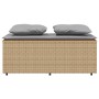 Set comedor de jardín 3 pzas con cojines ratán sintético beige by , Garden sets - Ref: Foro24-4003905, Price: 246,60 €, Disco...