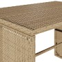 Set comedor de jardín 3 pzas con cojines ratán sintético beige by , Garden sets - Ref: Foro24-4003905, Price: 246,60 €, Disco...