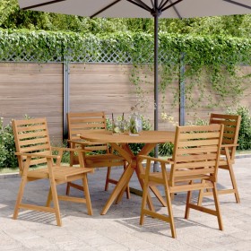 5-teiliges Massivholz-Gartenspeiseset aus Akazienholz von , Gartensets - Ref: Foro24-3283566, Preis: 485,31 €, Rabatt: %