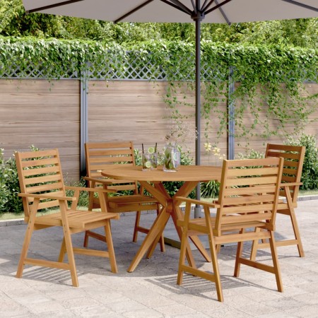 5-teiliges Massivholz-Gartenspeiseset aus Akazienholz von , Gartensets - Ref: Foro24-3283566, Preis: 485,31 €, Rabatt: %