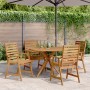 5-teiliges Massivholz-Gartenspeiseset aus Akazienholz von , Gartensets - Ref: Foro24-3283566, Preis: 485,31 €, Rabatt: %