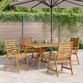 5-teiliges Massivholz-Gartenspeiseset aus Akazienholz von , Gartensets - Ref: Foro24-3283570, Preis: 469,29 €, Rabatt: %