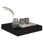 Black MDF floating wall shelf 23x23.5x3.8 cm by vidaXL, Shelves and shelves - Ref: Foro24-323823, Price: 23,32 €, Discount: %