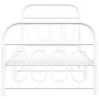 Estructura cama metal con cabecero y pie cama blanca 90x190 cm de , Camas y somieres - Ref: Foro24-377176, Precio: 79,01 €, D...