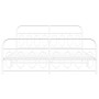 Estructura cama metal con cabecero y estribo blanco 180x200 cm de , Camas y somieres - Ref: Foro24-377188, Precio: 130,20 €, ...