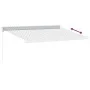 Toldo retráctil aluminio y tela gris antracita y blanco 3x2,5 m by , Awnings - Ref: Foro24-3216123, Price: 403,29 €, Discount: %