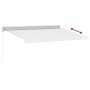 Toldo retráctil aluminio y tela gris antracita y blanco 3x2,5 m by , Awnings - Ref: Foro24-3216123, Price: 359,85 €, Discount: %