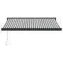 Toldo retráctil aluminio y tela gris antracita y blanco 3x2,5 m de , Toldos - Ref: Foro24-3216128, Precio: 425,01 €, Descuent...