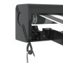 Toldo retráctil aluminio y tela gris antracita y blanco 3x2,5 m by , Awnings - Ref: Foro24-3216128, Price: 410,65 €, Discount: %
