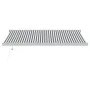 Toldo retráctil aluminio y tela gris antracita y blanco 4x3 m de , Toldos - Ref: Foro24-3216135, Precio: 1,00 €, Descuento: %