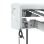 Toldo retráctil aluminio y tela gris antracita y blanco 4x3 m de , Toldos - Ref: Foro24-3216135, Precio: 1,00 €, Descuento: %