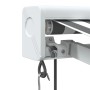 Toldo retráctil aluminio y tela gris antracita y blanco 4x3 m by , Awnings - Ref: Foro24-3216135, Price: 1,00 €, Discount: %