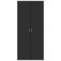 Mueble zapatero de madera contrachapada negro 80x39x178 cm by , Shoe racks and shoe organizers - Ref: Foro24-3276673, Price: ...