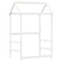 Bett- und Bank-Set mit massivem Dach aus weißer Kiefer 90x190 cm von , Betten und Lattenroste - Ref: Foro24-3282181, Preis: 3...