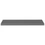 Gray glossy MDF floating wall shelf 90x23.5x3.8 cm by vidaXL, Shelves and shelves - Ref: Foro24-323796, Price: 23,90 €, Disco...