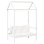 Bett- und Bank-Set mit massivem Dach aus weißer Kiefer 90x190 cm von , Betten und Lattenroste - Ref: Foro24-3282181, Preis: 3...