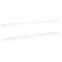 Floating wall shelves 4 pcs MDF white 80x23.5x3.8 cm by vidaXL, Shelves and shelves - Ref: Foro24-323816, Price: 70,95 €, Dis...
