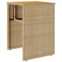 Gartenmöbel-Set 3-teilig aus synthetischem Rattan mit beigen Kissen von , Gartensets - Ref: Foro24-4003877, Preis: 203,53 €, ...