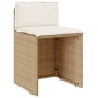 Sillas y mesita de jardín 3 piezas ratán sintético cojín beige by , Garden sets - Ref: Foro24-4003877, Price: 203,29 €, Disco...