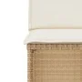 Gartenmöbel-Set 3-teilig aus synthetischem Rattan mit beigen Kissen von , Gartensets - Ref: Foro24-4003877, Preis: 203,53 €, ...