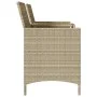 Sofá de jardín 2 plazas con mesa y cojines ratán PE gris claro by , Outdoor sofas - Ref: Foro24-4003889, Price: 144,51 €, Dis...