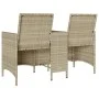 Sofá de jardín 2 plazas con mesa y cojines ratán PE gris claro by , Outdoor sofas - Ref: Foro24-4003889, Price: 144,51 €, Dis...