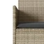 Sofá de jardín 2 plazas con mesa y cojines ratán PE gris claro by , Outdoor sofas - Ref: Foro24-4003889, Price: 144,51 €, Dis...