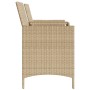 Sofá de jardín 2 plazas con mesa y taburetes ratán PE beige by , Outdoor sofas - Ref: Foro24-4003894, Price: 205,30 €, Discou...