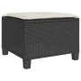 Mesita y sillas con cojines 3 piezas ratán sintético negro by , Garden sets - Ref: Foro24-4003896, Price: 229,26 €, Discount: %