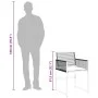 Set de muebles jardín 5 pzas con cojines ratán sintético negro by , Garden sets - Ref: Foro24-3295023, Price: 344,96 €, Disco...