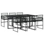 Gartenset 7-teilig aus schwarzem synthetischem Rattan von , Gartensets - Ref: Foro24-3295049, Preis: 442,36 €, Rabatt: %
