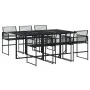 Gartenset 7-teilig aus schwarzem synthetischem Rattan von , Gartensets - Ref: Foro24-3295049, Preis: 623,57 €, Rabatt: %