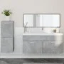 Badezimmermöbel-Set, 2-teilig, aus grauem Beton-Sperrholz. von , Badezimmermöbel - Ref: Foro24-3308534, Preis: 104,13 €, Raba...
