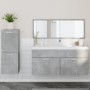 Set muebles de baño 2 piezas madera contrachapada gris hormigón by , Bathroom furniture - Ref: Foro24-3308534, Price: 105,39 ...