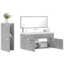 Badezimmermöbel-Set, 2-teilig, aus grauem Beton-Sperrholz. von , Badezimmermöbel - Ref: Foro24-3308534, Preis: 105,39 €, Raba...