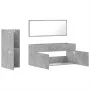 Badezimmermöbel-Set, 2-teilig, aus grauem Beton-Sperrholz. von , Badezimmermöbel - Ref: Foro24-3308534, Preis: 104,13 €, Raba...