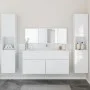 4-teiliges Badezimmermöbelset aus weißem Sperrholz von , Badezimmermöbel - Ref: Foro24-3308536, Preis: 178,84 €, Rabatt: %